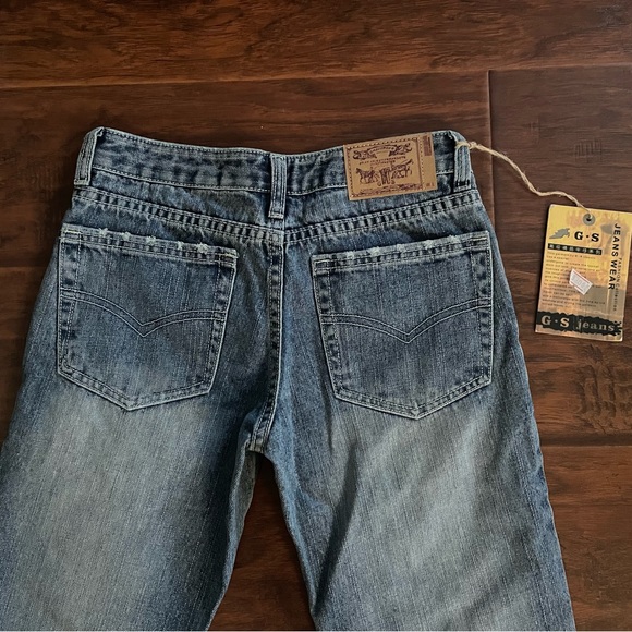 NWT G.S Jeans Gallopstar - Size S, Bell Bottom, distressed look - Picture 3 of 8